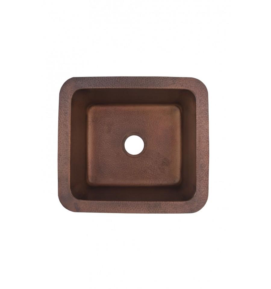 Thompson Traders Vernazza Antique Copper Small Kitchen/large Prep Sink Rivera NS25033H Antique Copper
(Hammered)