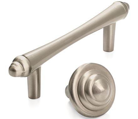 Amerock Cabinet Pull Satin Nickel 3 inch (76 mm) Center to Center Divinity 1 Pack Drawer Pull Drawer Handle Cabinet Hardware