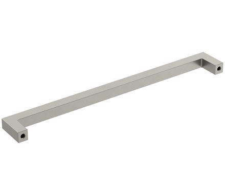 Amerock Cabinet Pull Satin Nickel 8-13/16 inch (224 mm) Center-to-Center Monument 1 Pack Drawer Pull Cabinet Handle Cabinet Hardware