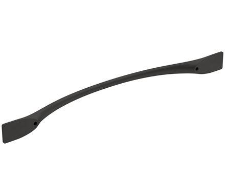 Amerock Cabinet Pull Matte Black 8-13/16 inch (224 mm) Center-to-Center Uprise 1 Pack Drawer Pull Cabinet Handle Cabinet Hardware