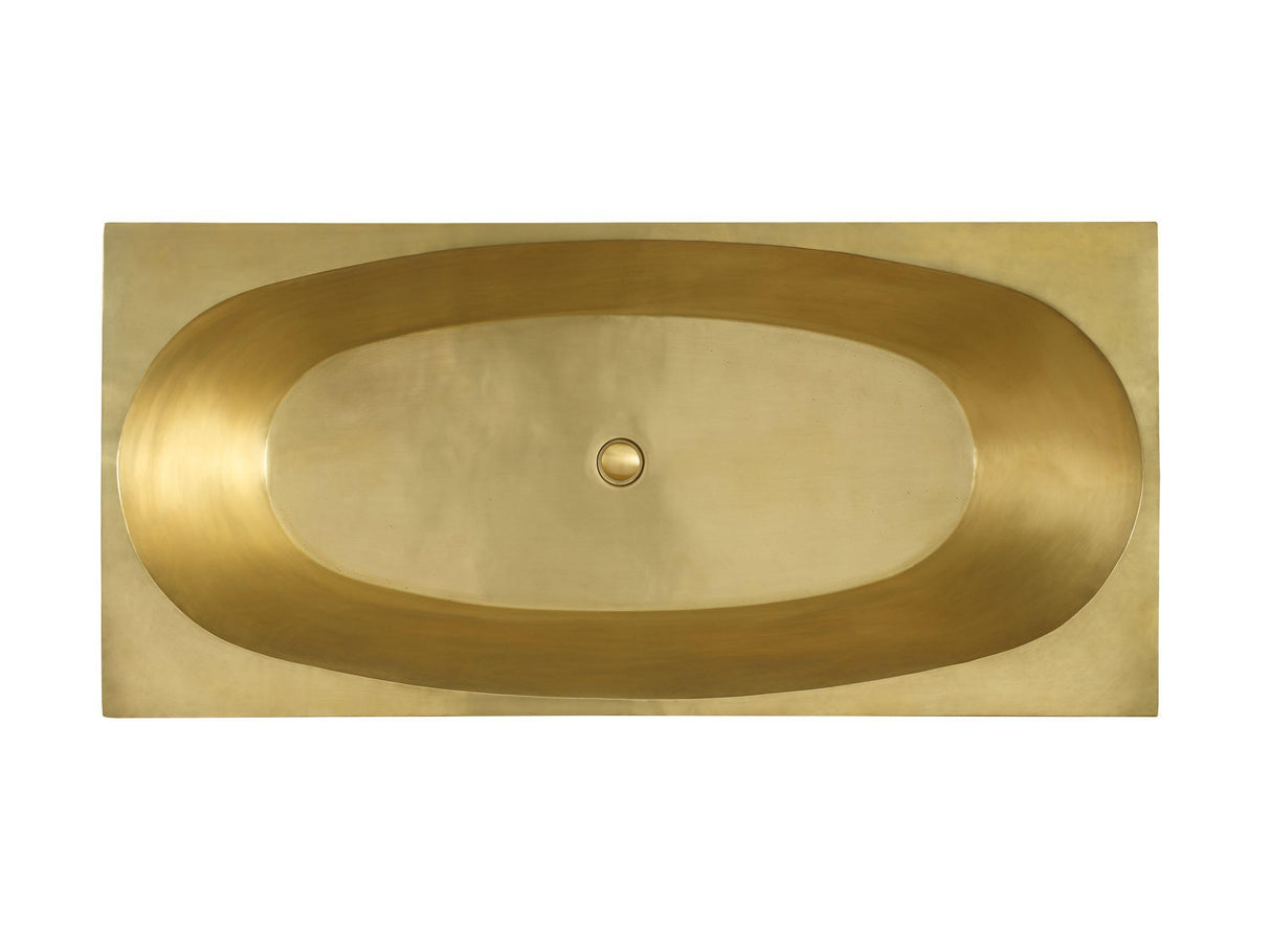 Thompson Traders Tortuga Tub Tortuga TBT-6028SB-TURTLE Satin Brass
(Turtle)
**Drain not included**