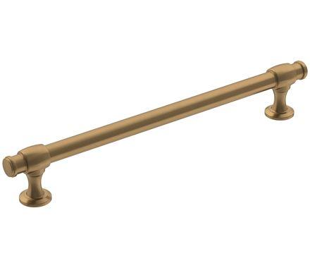Amerock Cabinet Pull Champagne Bronze 7-9/16 inch (192 mm) Center-to-Center Winsome 1 Pack Drawer Pull Cabinet Handle Cabinet Hardware