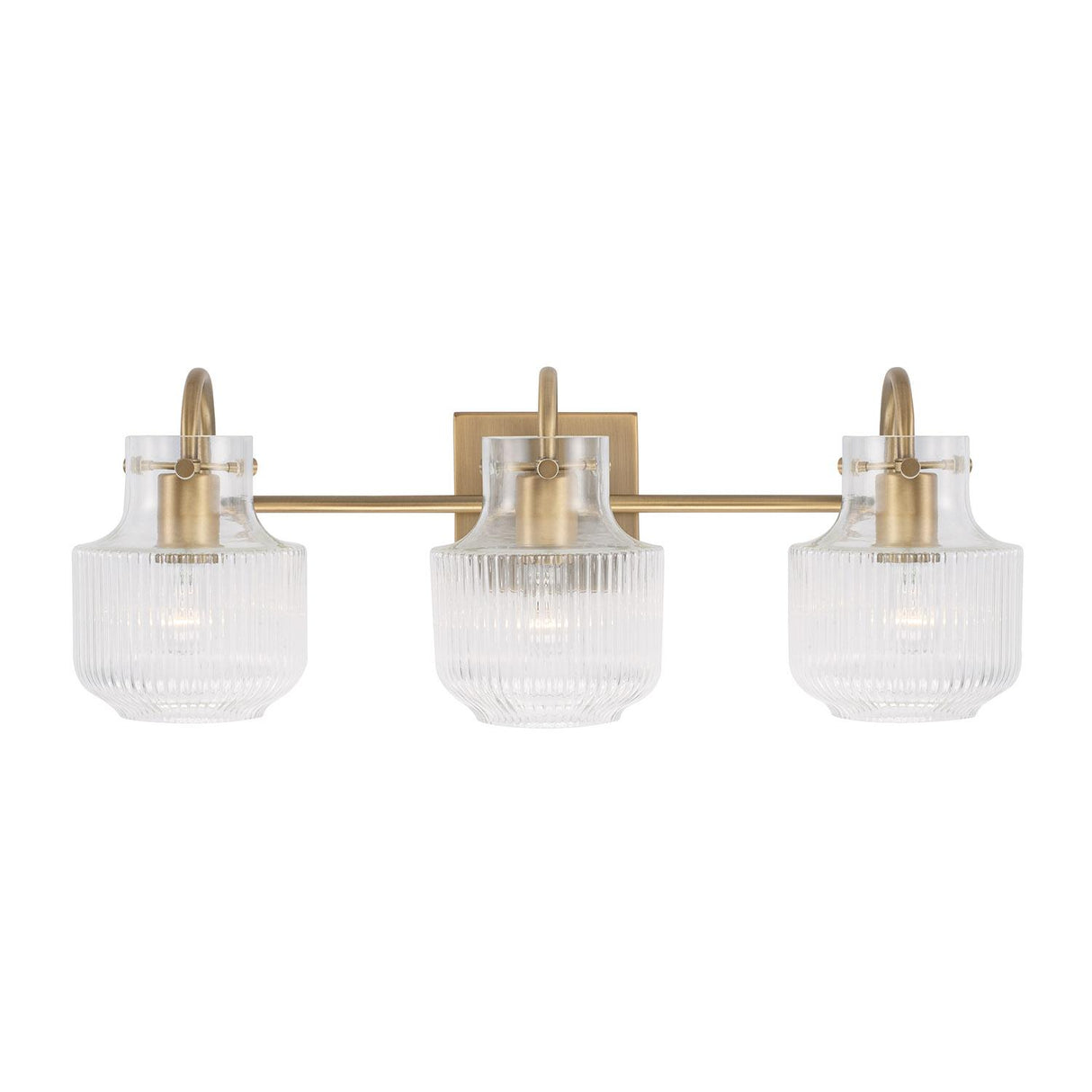 Capital Lighting 145131AD Nyla 3 Light Vanity Aged Brass