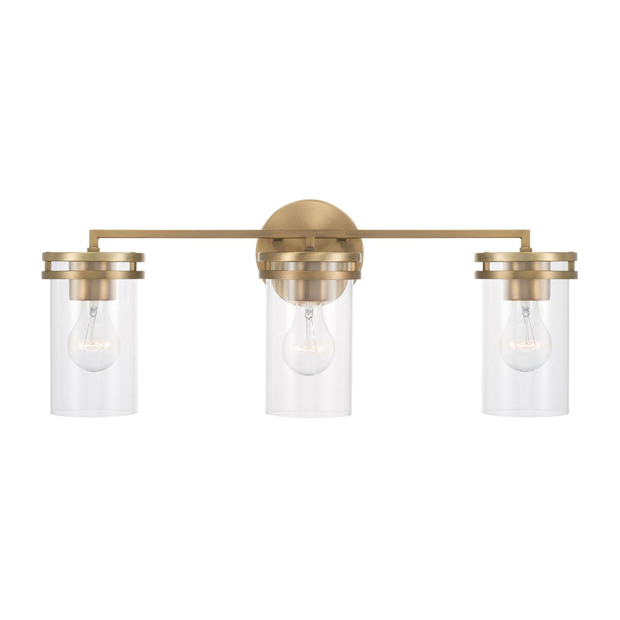 Capital Lighting 148731AD-539 Fuller 3 Light Vanity Aged Brass