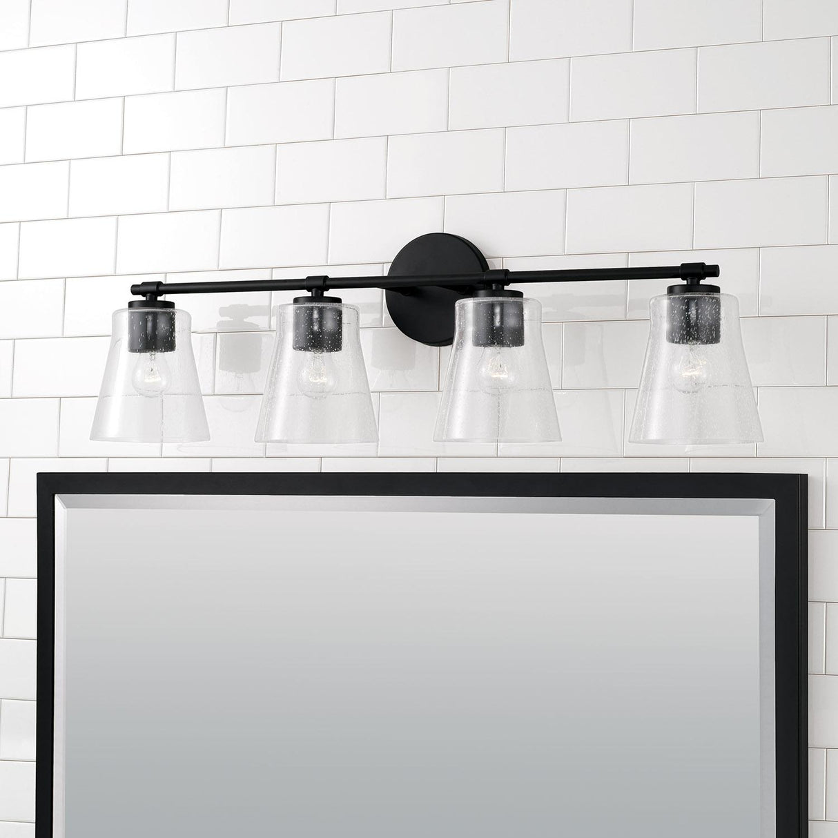 Capital Lighting 146941MB-533 Baker 4 Light Vanity Matte Black