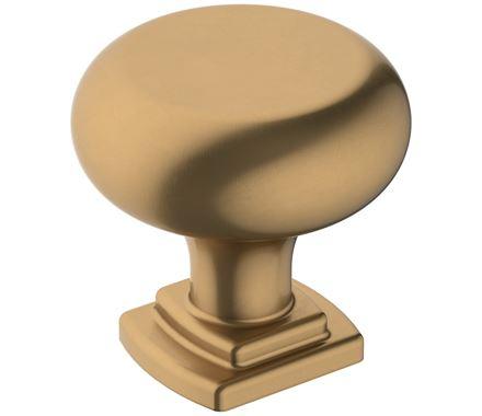 Amerock Cabinet Knob Champagne Bronze 1-1/4 inch (32 mm) Diameter Surpass 1 Pack Drawer Knob Cabinet Hardware