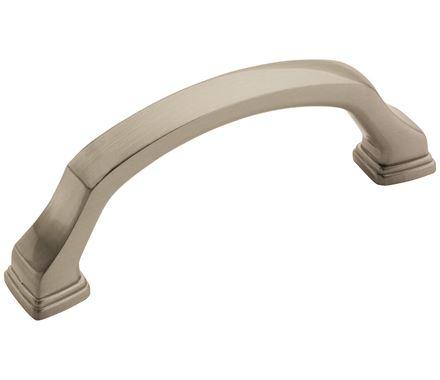 Amerock Cabinet Pull Satin Nickel 3 inch (76 mm) Center to Center Revitalize 1 Pack Drawer Pull Drawer Handle Cabinet Hardware