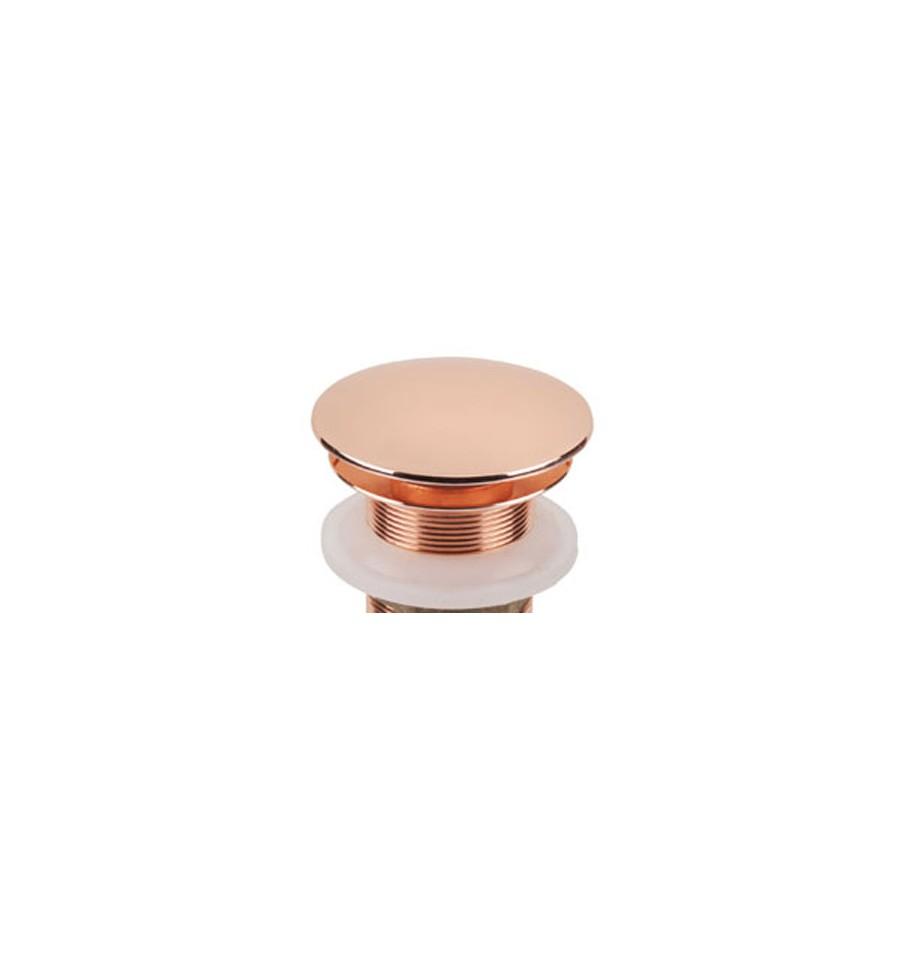 Thompson Traders Bath Drain Polished Copper Soft Touch Pop Up TDP15-PC Rose Gold