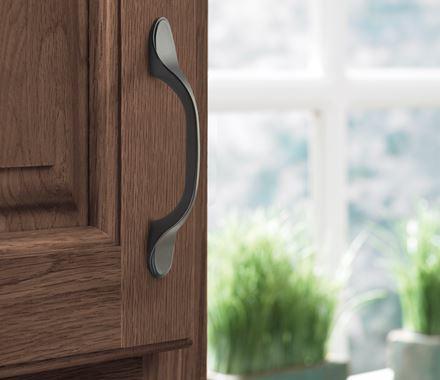 Amerock Cabinet Pull Matte Black 3 inch (76 mm) Center-to-Center Ravino 1 Pack Drawer Pull Drawer Handle Cabinet Hardware