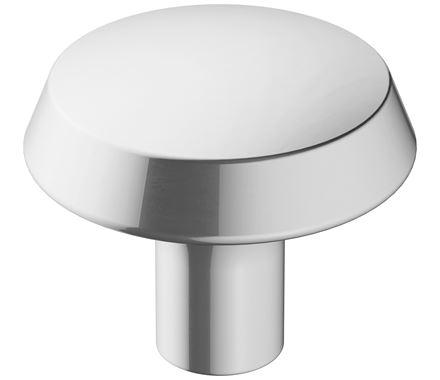 Amerock Cabinet Knob Polished Chrome 1-1/4 inch (32mm) Diameter Premise 1Pack Drawer Knob Cabinet Hardware