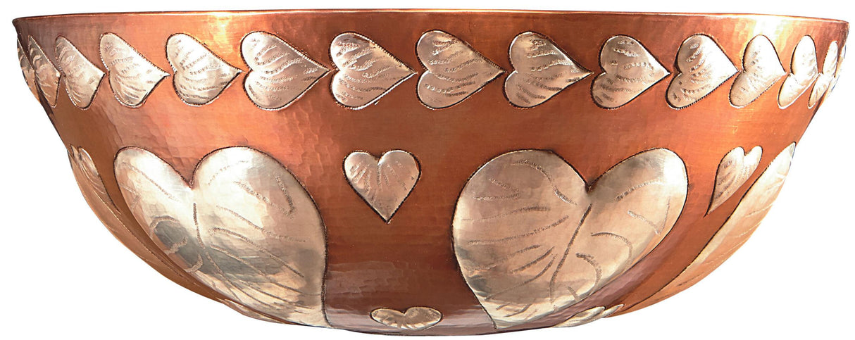 Thompson Traders Milagro Guadalupe BRV-1506ASG Antique Satin Gold with Nickel Accents
(Hammered)