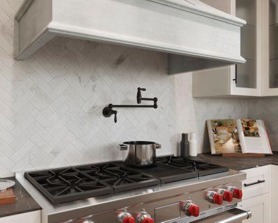 Pfister Tuscan Bronze Port Haven Wall Mount Pot Filler GT533-TDY