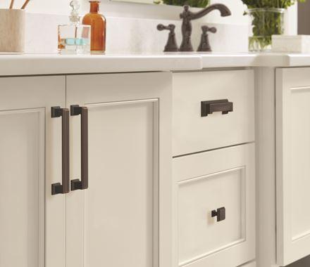 Amerock Cabinet Cup Pull Oil Rubbed Bronze 3 inch & 3-3/4 inch (76mm & 96 mm) Center-to-Center Appoint 1 Pack Drawer Pull Cabinet Handle Cabinet Hardware