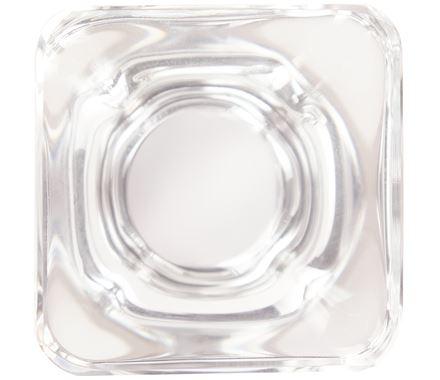 Amerock Cabinet Knob Clear/Satin Nickel 1-3/8 inch (35 mm) Length Glacio 1 Pack Drawer Knob Cabinet Hardware