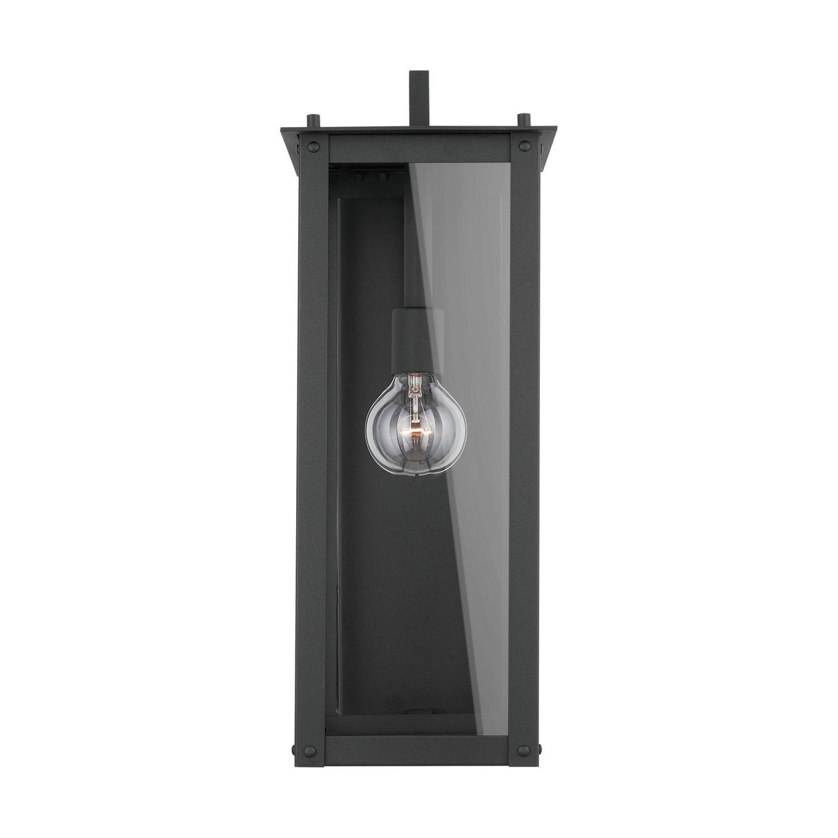 Capital Lighting 934612BK Hunt 1-Light Wall Mount Black
