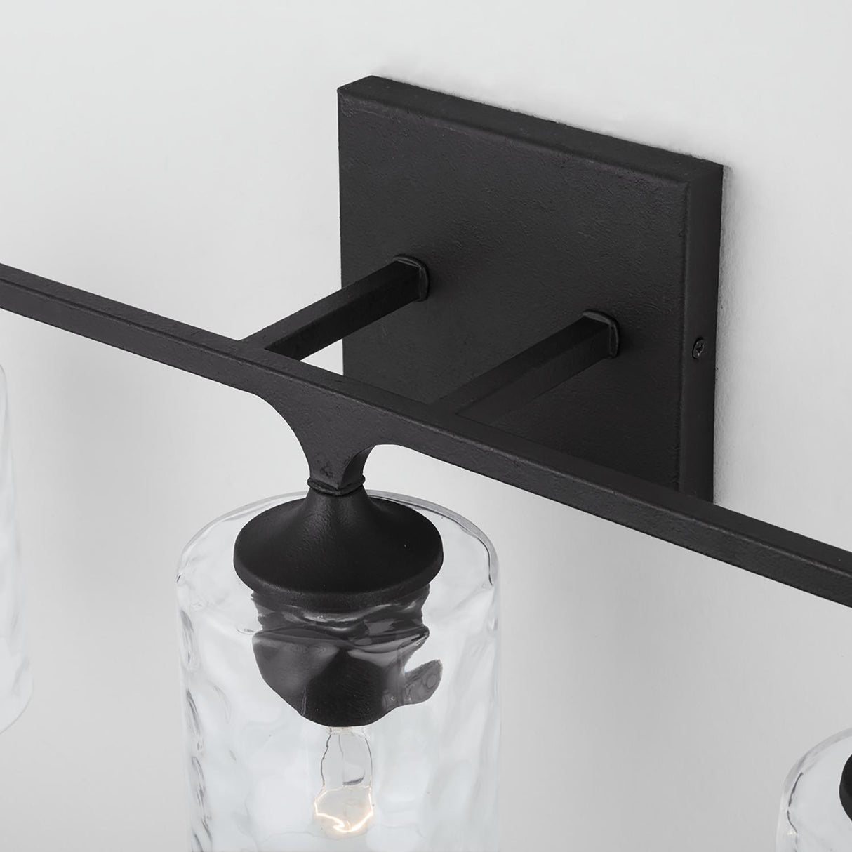 Capital Lighting 137331BI-486 Clint 3 Light Vanity Black Iron