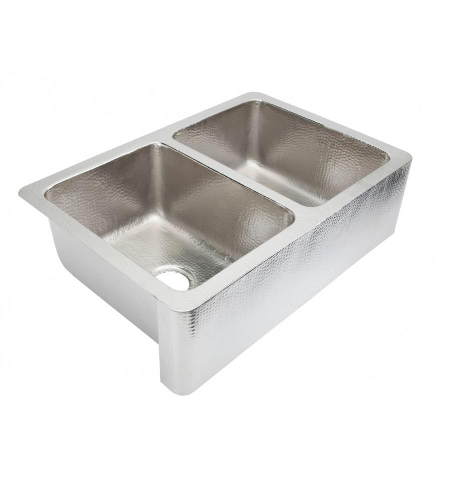 Thompson Traders Corniglia Hammered Stainless Steel Sink Quiroga KDA-3322HSS Stainless Steel
(Hammered)