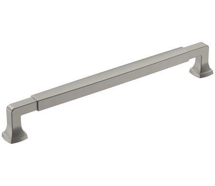 Amerock BP36890G10 Stature Cabinet Pull, 8-13/16 in (224 mm) Center-to-Center, Satin Nickel