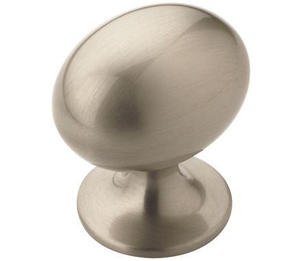Amerock Cabinet Knob Satin Nickel 1-3/8 inch (35 mm) Length Everyday Heritage 1 Pack Drawer Knob Cabinet Hardware