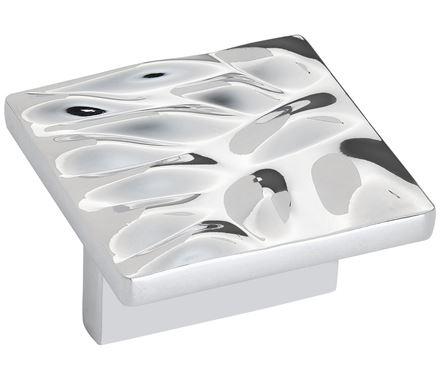 Amerock Cabinet Pull Polished Chrome 1-1/4 inch (32 mm) Center to Center Calathea 1 Pack Drawer Pull Drawer Handle Cabinet Hardware
