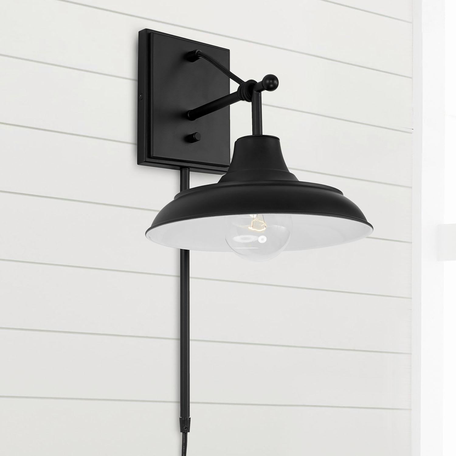 Capital Lighting 642111MB Jones 1 Light Sconce Matte Black