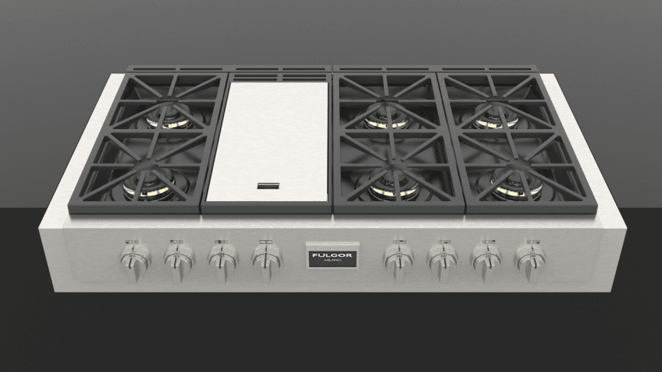 48" Pro Gas Range Top