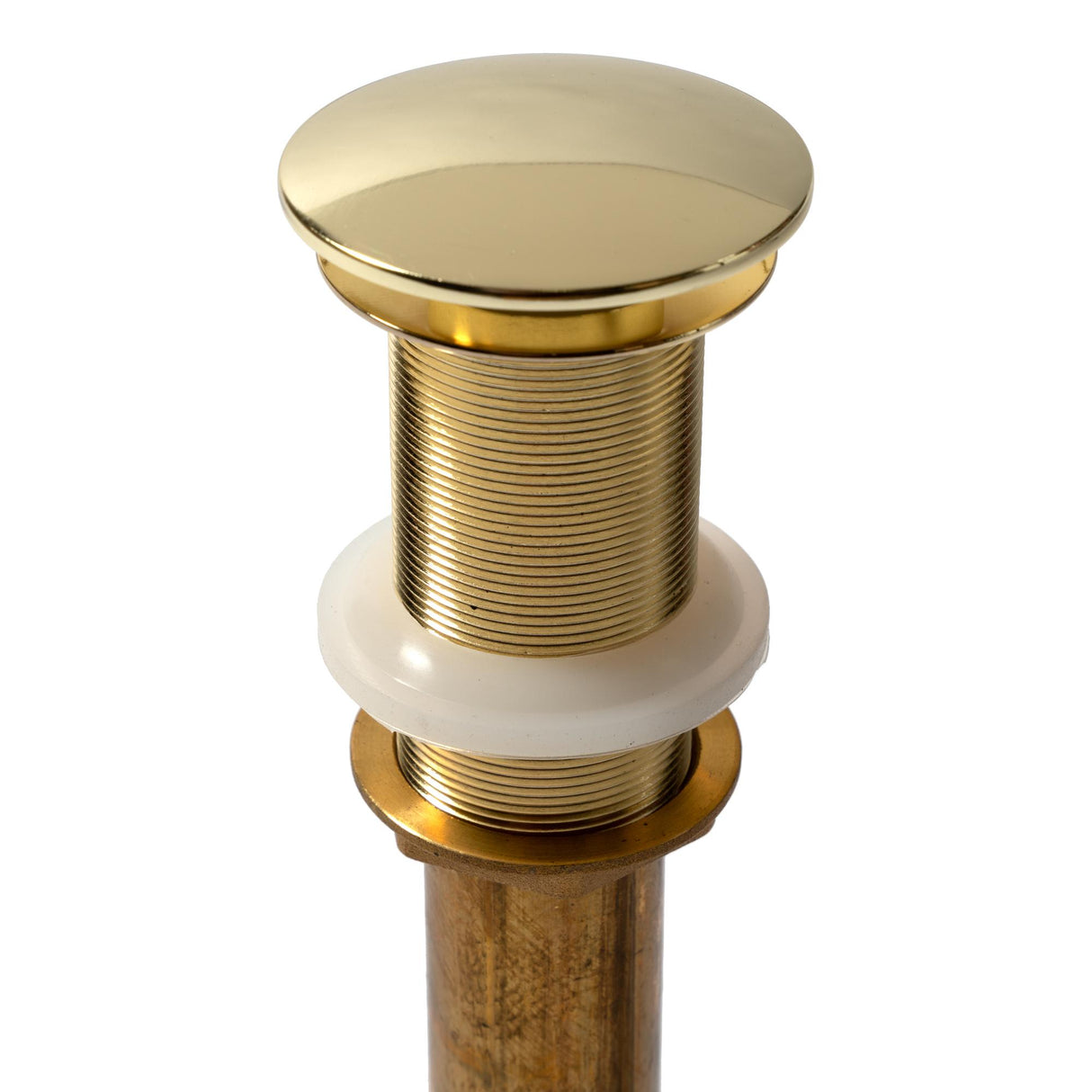 Thompson Traders Antique Satin Gold Soft Touch Pop Up Drain Soft Touch Pop Up TDP15-ASG Antique Satin Gold