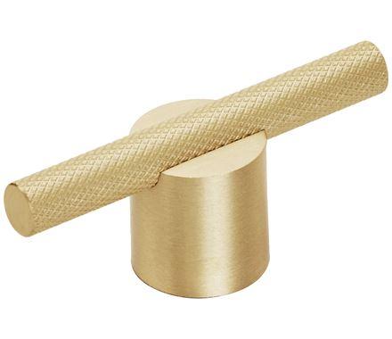 Amerock Cabinet Pull Matte Gold 5/8 inch (16 mm) Center to Center Transcendent 1 Pack Drawer Pull Drawer Handle Cabinet Hardware
