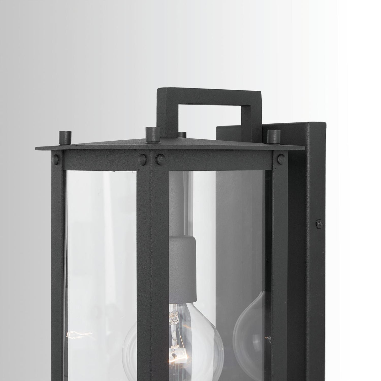 Capital Lighting 934611BK Hunt 1-Light Wall Mount Black