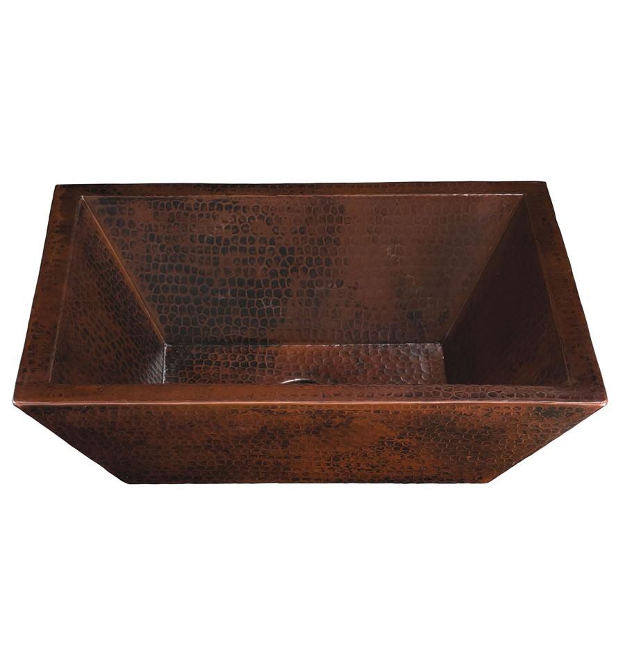 Thompson Traders Diego II Black Copper Bath Sink Tonala BPV-1914BC Aged Copper
(Hammered)