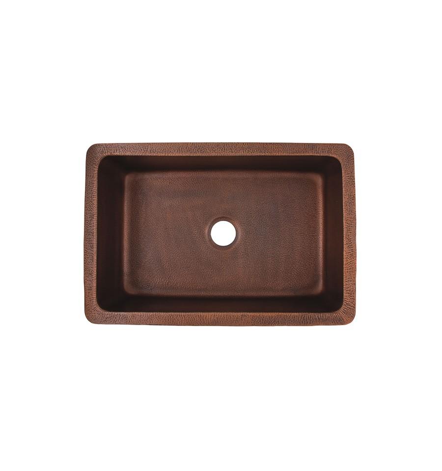 Thompson Traders Lucca Antique Copper Kitchen Sink Quiroga KSA-3322AH Antique Copper
(Hammered)