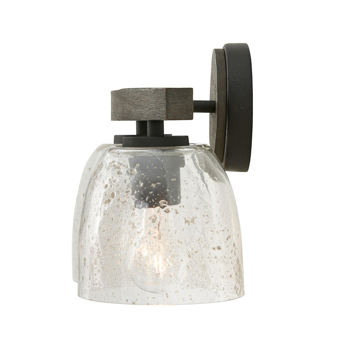 Capital Lighting 147621CK-536 Clive 2 Light Vanity Carbon Grey and Black Iron