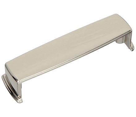 Amerock Cabinet Cup Pull Polished Nickel 3-3/4 inch (96 mm) Center to Center Kane 1 Pack Drawer Pull Drawer Handle Cabinet Hardware