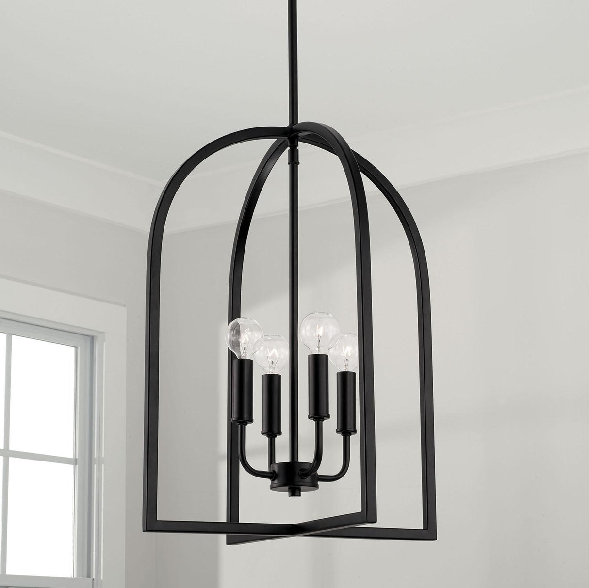 Capital Lighting 548841MB Lawson 4 Light Foyer Matte Black