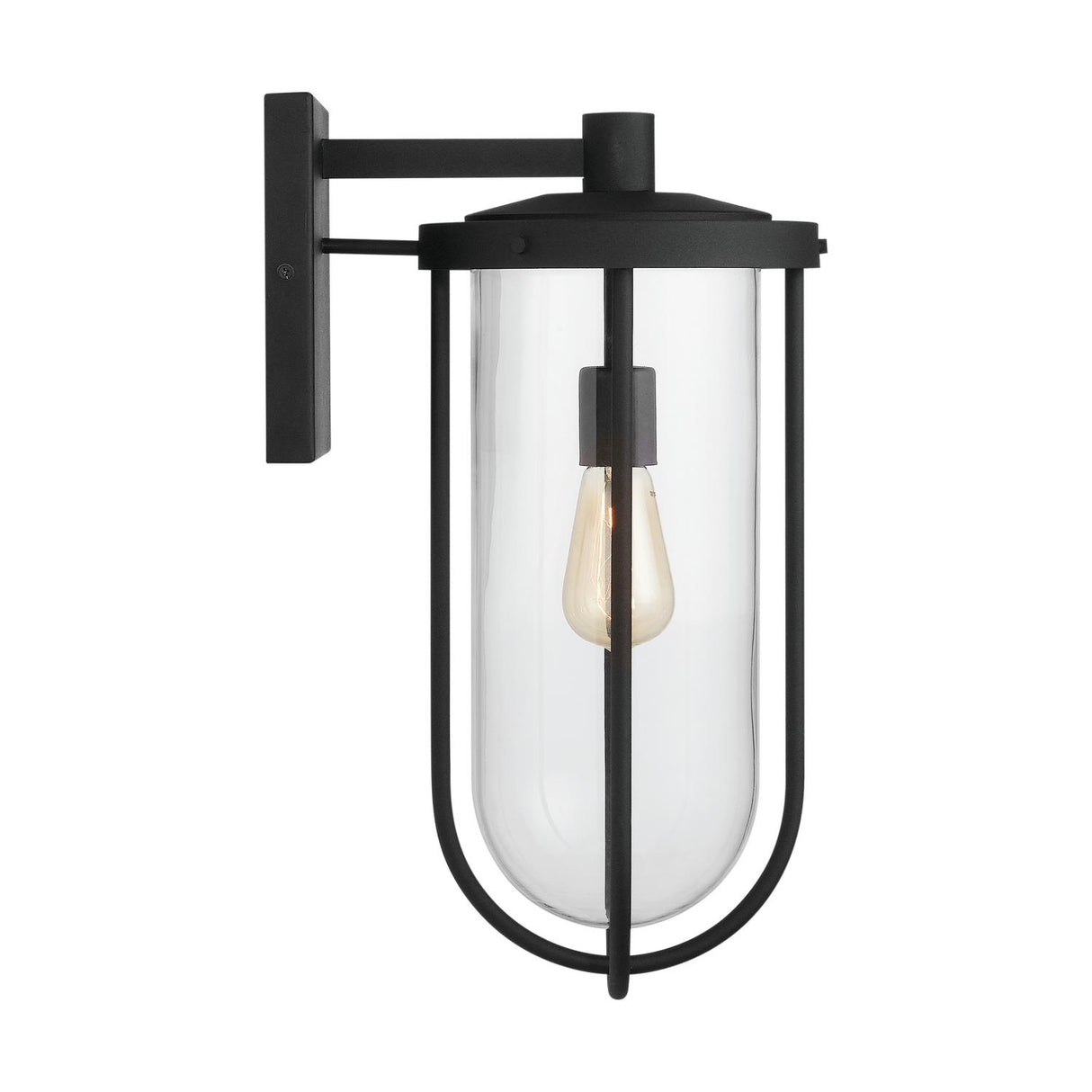 Capital Lighting 934212BK Corbin 1-Light Wall Mount Black