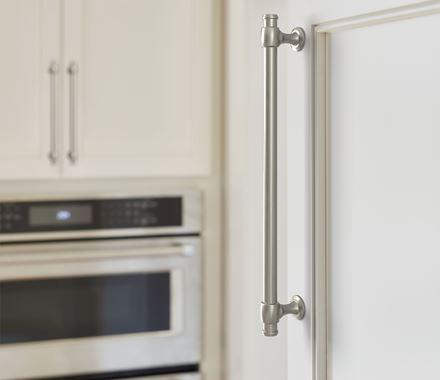 Amerock Cabinet Pull Satin Nickel 7-9/16 inch (192 mm) Center-to-Center Winsome 1 Pack Drawer Pull Cabinet Handle Cabinet Hardware