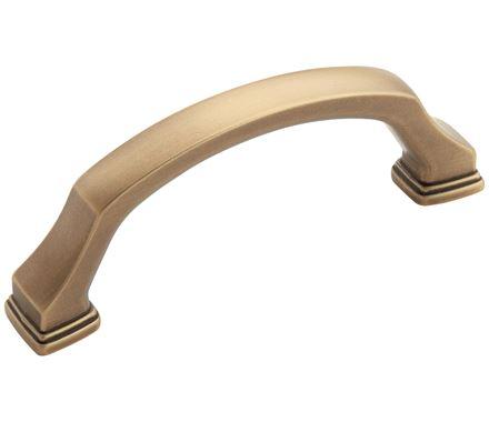 Amerock Cabinet Pull Gilded Bronze 3 inch (76 mm) Center to Center Revitalize 1 Pack Drawer Pull Drawer Handle Cabinet Hardware