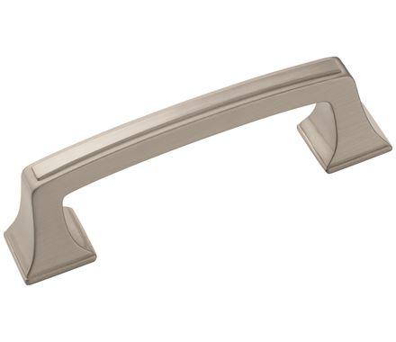 Amerock Cabinet Pull Satin Nickel 3 inch (76 mm) Center to Center Mulholland 1 Pack Drawer Pull Drawer Handle Cabinet Hardware