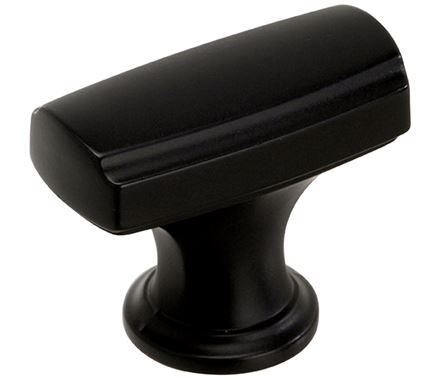 Amerock Cabinet Knob Black Bronze 1-3/8 inch (35 mm) Length Highland Ridge 1 Pack Drawer Knob Cabinet Hardware