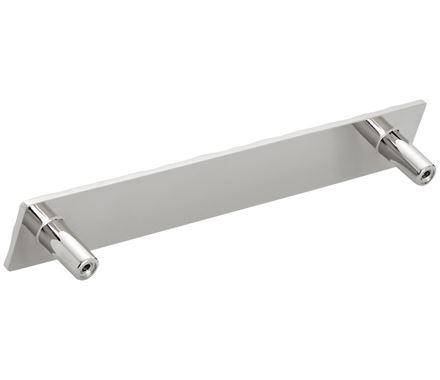 Amerock Cabinet Pull Polished Nickel 6-5/16 inch (160 mm) Center to Center Kamari 1 Pack Drawer Pull Drawer Handle Cabinet Hardware