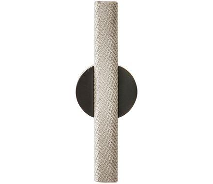 Amerock Cabinet Pull Matte Black/Silver Champagne 5/8 inch (16 mm) Center to Center Transcendent 1 Pack Drawer Pull Drawer Handle Cabinet Hardware