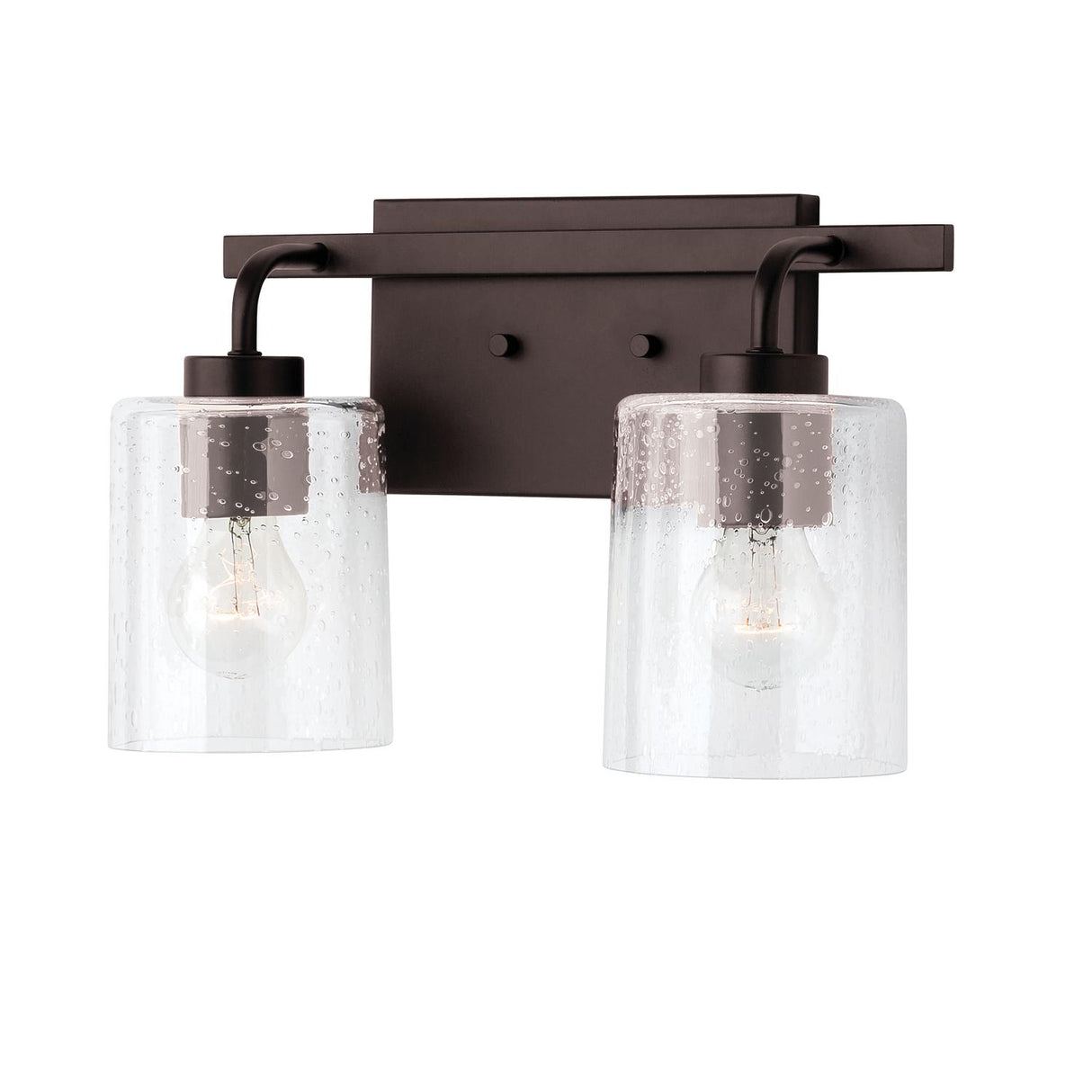 Capital Lighting 128521BZ-449 Greyson 2 Light Vanity Bronze