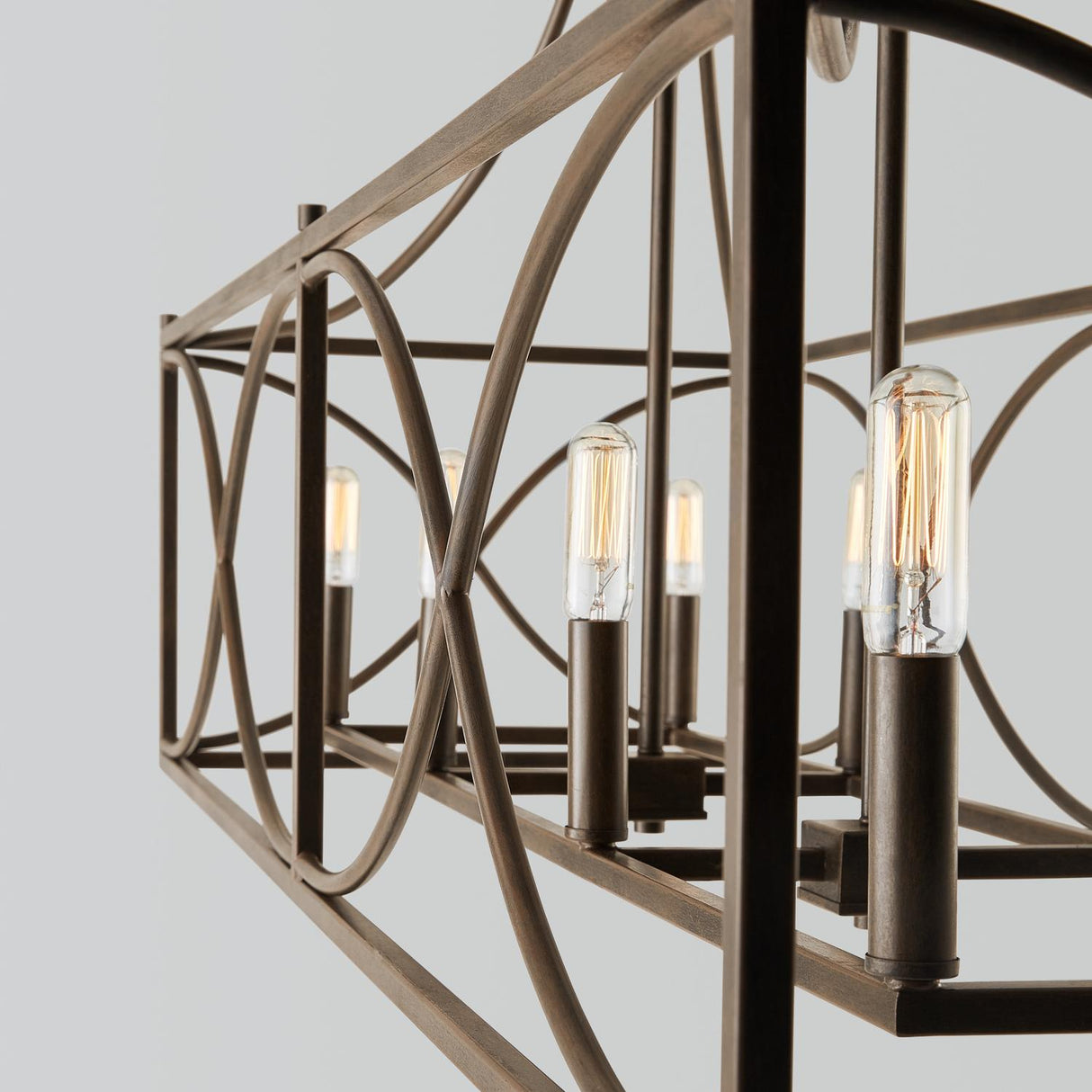 Capital Lighting 829181NG Tybee 8 Light Island Nordic Grey