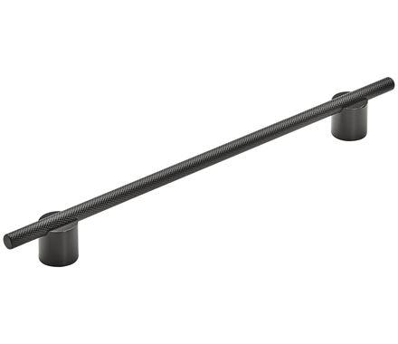 Amerock Cabinet Pull Matte Black 10-1/16 inch (256 mm) Center to Center Transcendent 1 Pack Drawer Pull Drawer Handle Cabinet Hardware