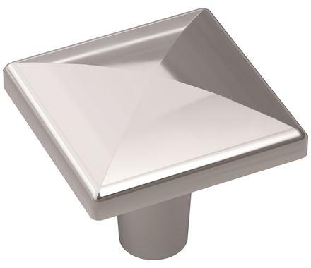 Amerock Cabinet Knob Polished Chrome 1-1/8 inch (29 mm) Length Extensity 1 Pack Drawer Knob Cabinet Hardware