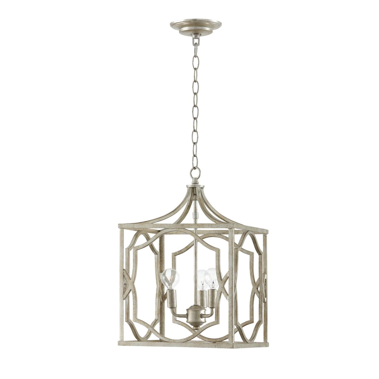 Capital Lighting 9481AS Blakely 3 Light Foyer Antique Silver