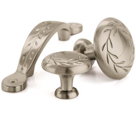 Amerock Cabinet Pull Weathered Nickel 3 inch (76 mm) Center to Center Nature's Splendor 1 Pack Drawer Pull Drawer Handle Cabinet Hardware
