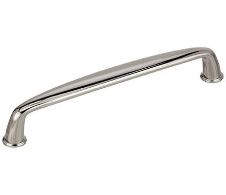 Amerock Cabinet Pull Polished Nickel 6-5/16 inch (160 mm) Center to Center Kane 1 Pack Drawer Pull Drawer Handle Cabinet Hardware