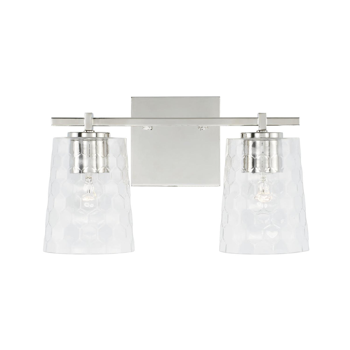 Capital Lighting 143521PN-517 Burke 2 Light Vanity Polished Nickel