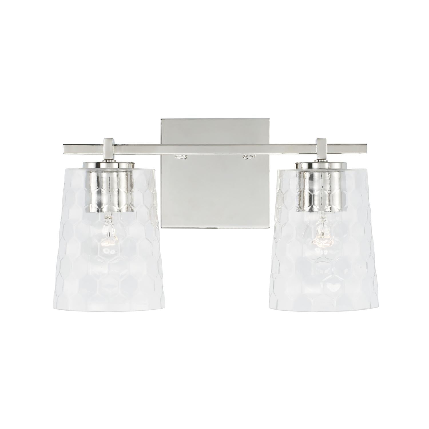 Capital Lighting 143521PN-517 Burke 2 Light Vanity Polished Nickel